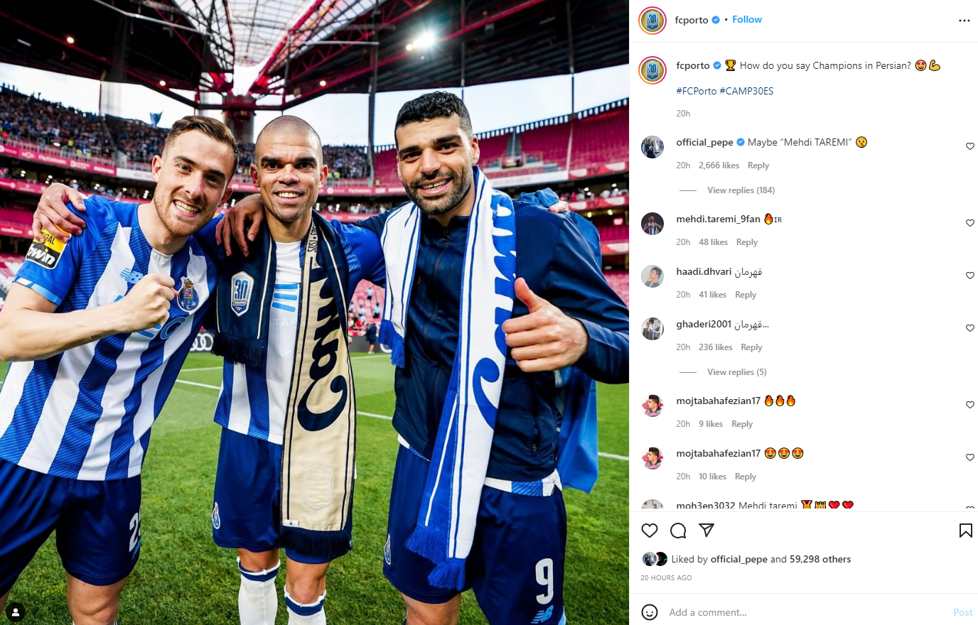 مدافع رئال مادرید طارمی را قهرمان کرد/عکس