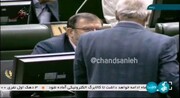 شیطنت عجیب الیاس نادران در مجلس : مگه برا دوربین حرف میزنی؟!