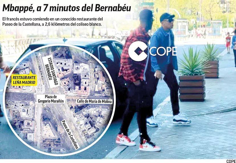 امباپه فقط ۷ دقیقه تا برنابئو فاصله داشت!/عکس