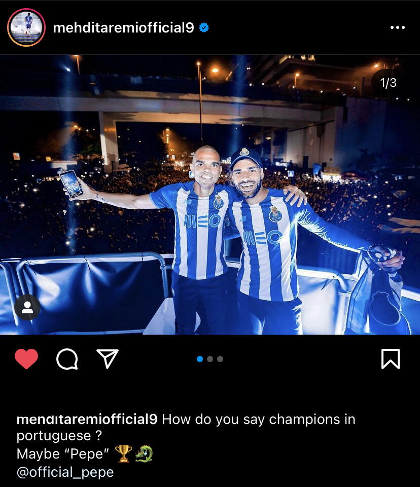 واکنش طارمی به حرکت جالب پهپه/عکس