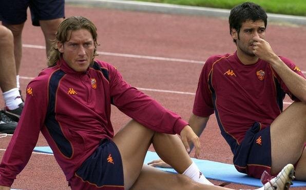 گواردیولا و توتی با یک لباس!/عکس