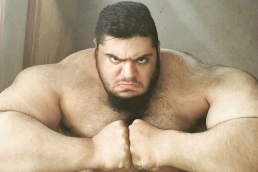 واکنش هالک ایرانی به پیروزی امیر علیاکبری مقابل غول ایتالیایی / عکس