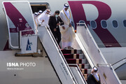 تصاویر | ورود امیر قطر به تهران