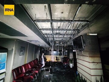 تصاویر | بانک گردشگریِ خیابان شریعتی در آتش سوخت