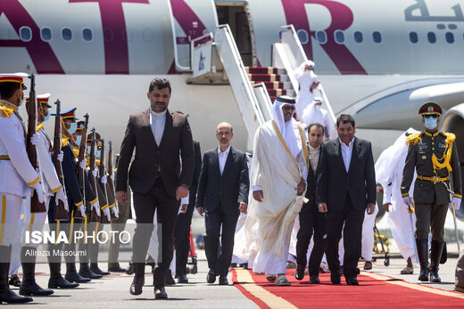 Qatar’s Emir arrives in Tehran