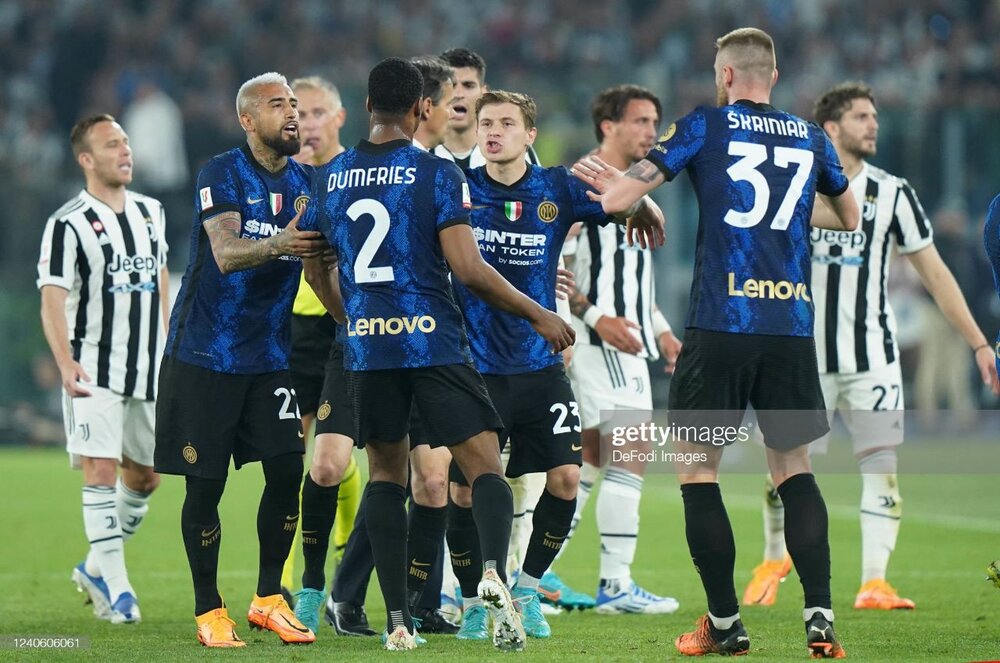 اینتر فاتح کوپا ایتالیا شد/عکس