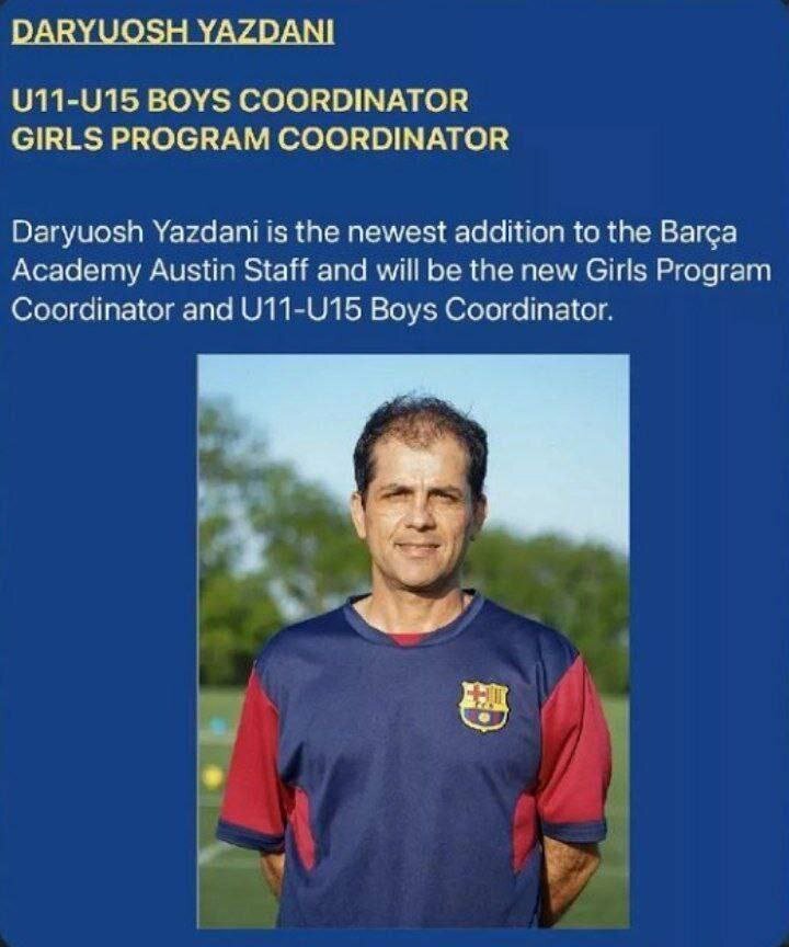 ستاره اسبق استقلال در بارسلونا/عکس