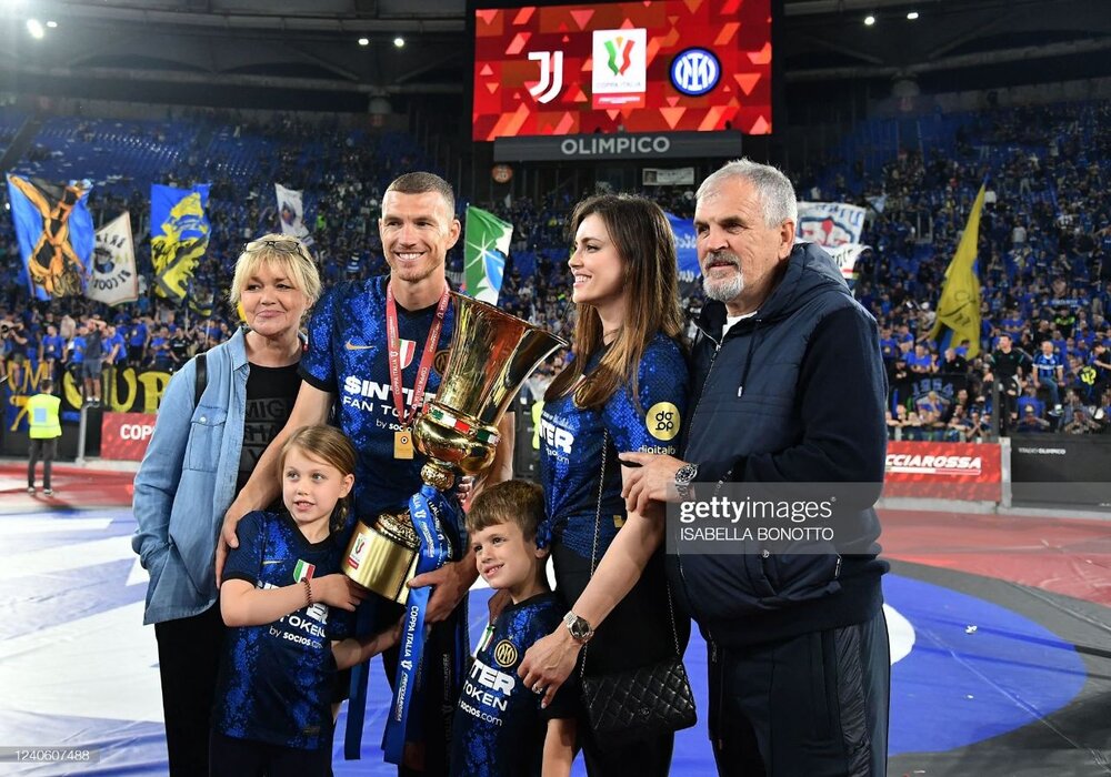 جشن قهرمانی اینتر در جام حذفی ایتالیا/عکس