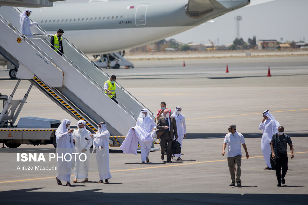 ورود امیر قطر به تهران