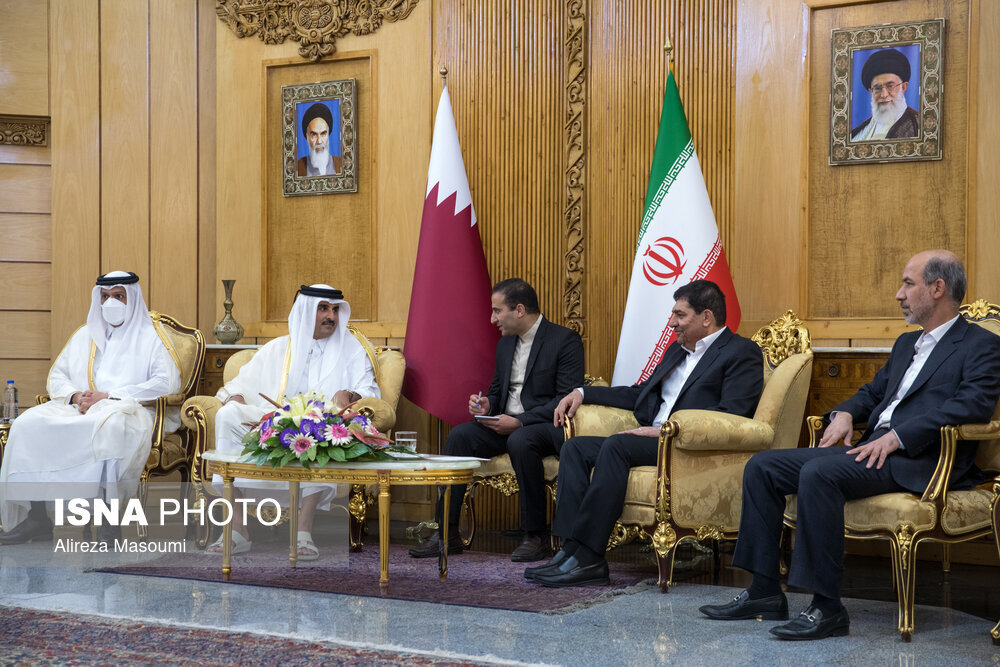 ورود امیر قطر به تهران