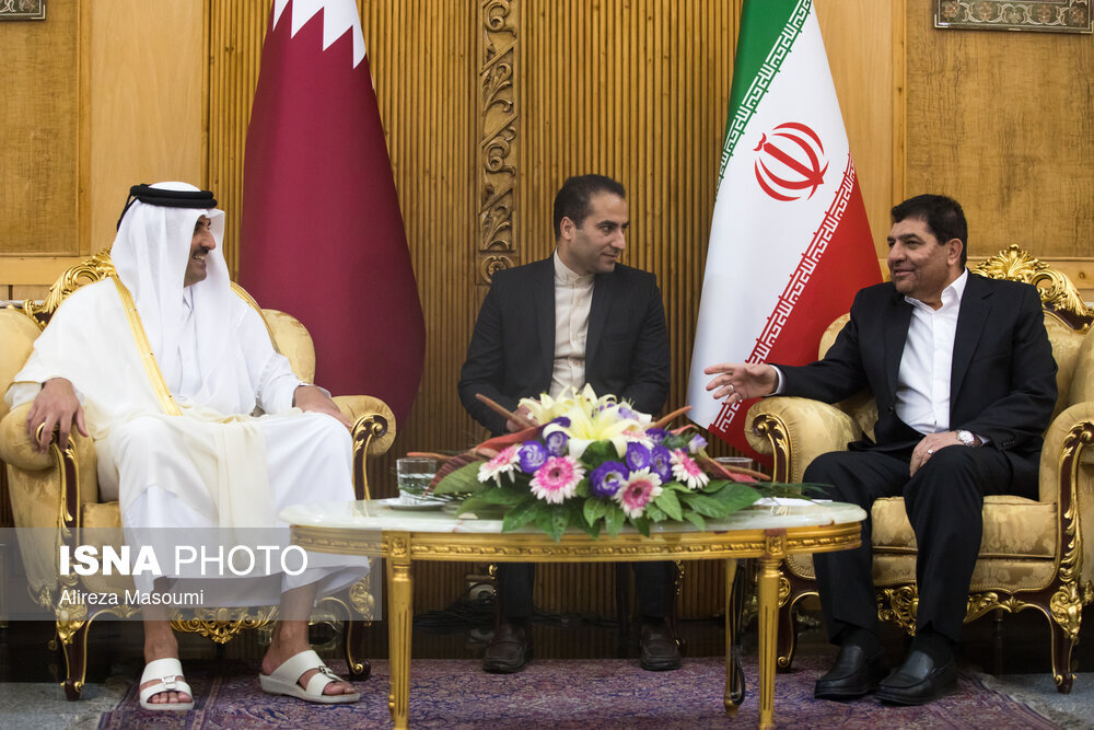 ورود امیر قطر به تهران