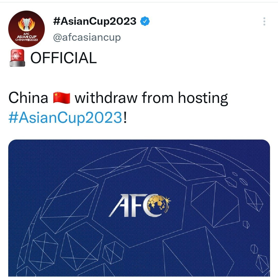 انصراف چین از میزبانی جام ملت های آسیا در سال 2023 / عکس