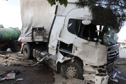 ببینید | اولین تصاویر از سانحه مرگبار رانندگی در ورودی مشهد