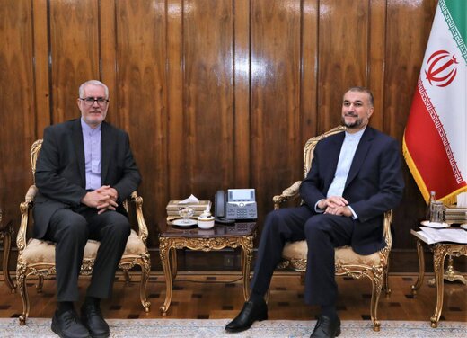 دیدار سفیر ایران در قطر با امیرعبداللهیان