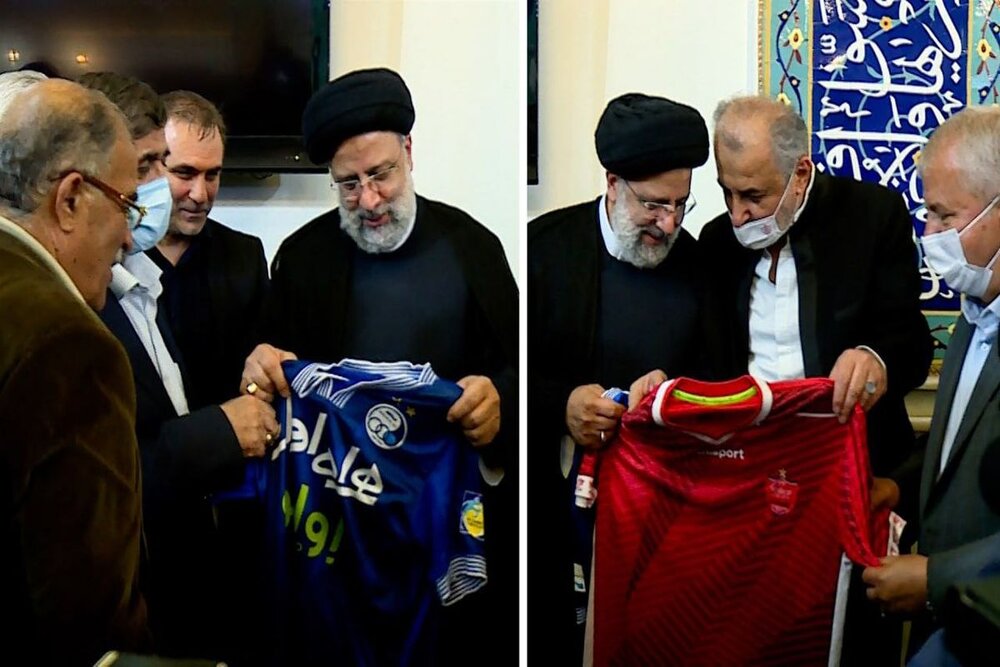 رئیسی استقلالی است یا پرسپولیسی؟ + عکس