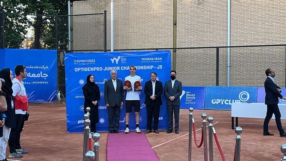 مراسم اختتامیه رقابت های تور جهانی تنیس برگزار شد