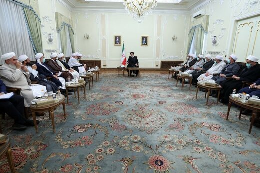رئيسي : وحدة الشيعة والسنة تمثل استراتيجية للجمهورية الإسلامية الإيرانية