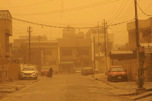 ببینید | اوضاع بحرانی گرد و خاک در شهر مرزی مهران