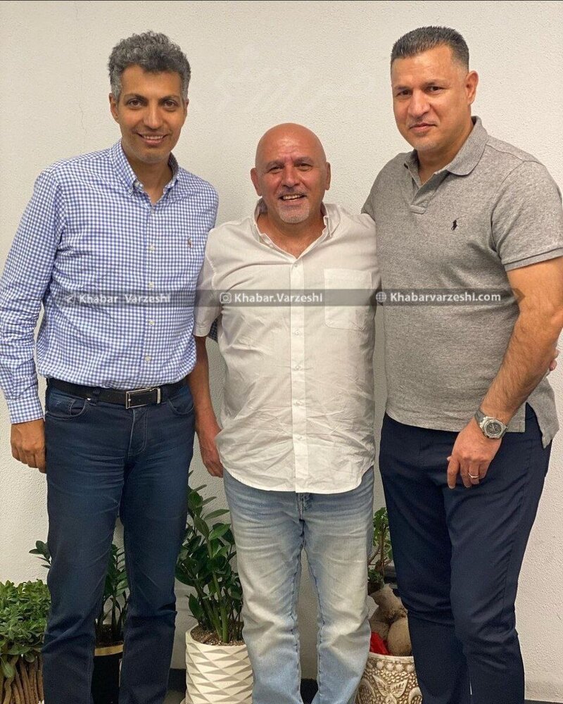 دیدار فردوسیپور و دایی؛ درخواست جالب عادل از شهریار/عکس