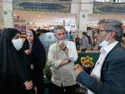 بازدید زینب سلیمانی از نمایشگاه کتاب تهران 