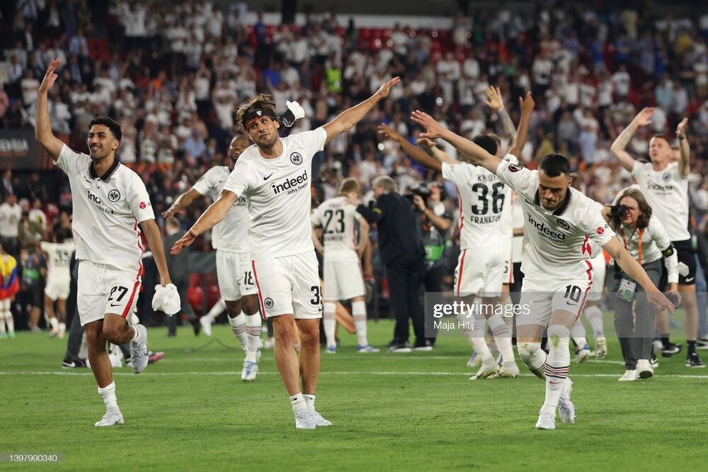 آینتراختفرانکفورت فاتح لیگ اروپا شد/عکس