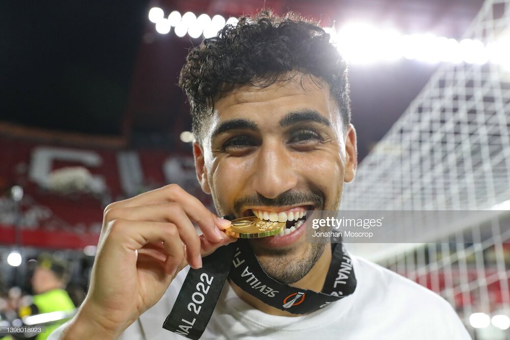 جشن قهرمانی آلمانیها در لیگ اروپا/عکس