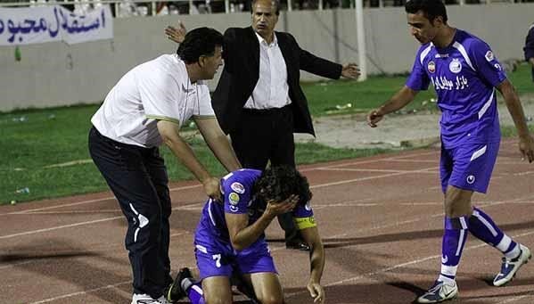 وقتی سنگهای تبریز پیشانی مجیدی را زخمی کرد!/عکس