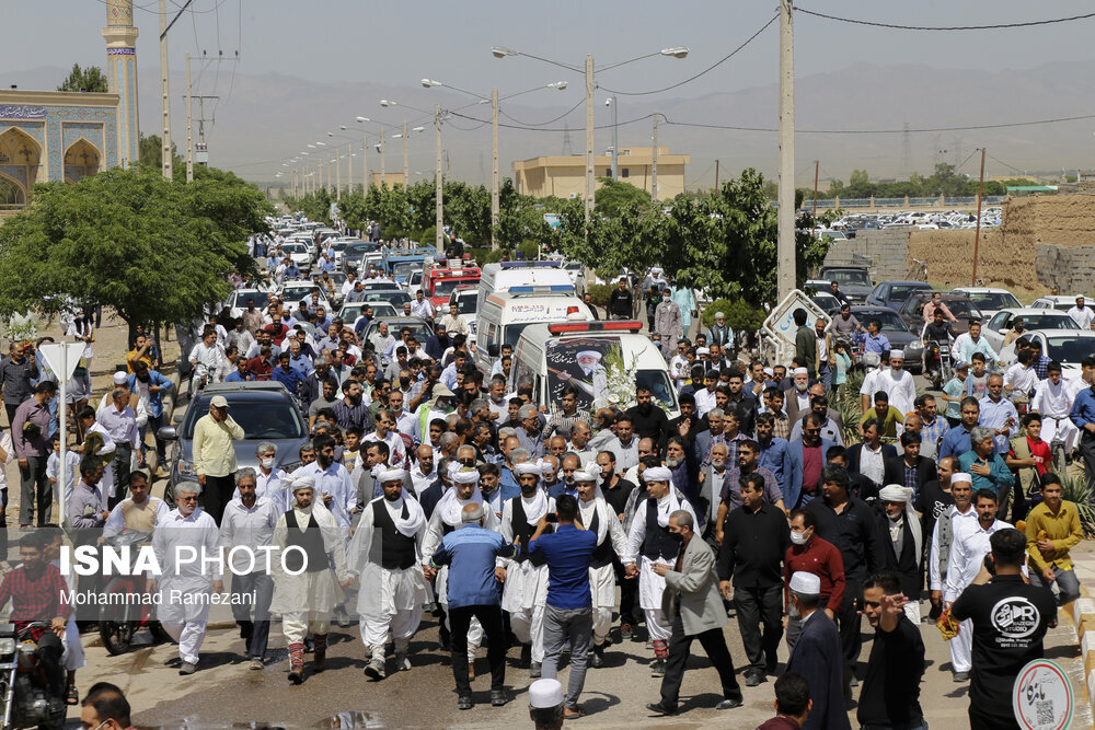 تشییع و خاکسپاری پیکر عثمان محمدپرست/ عکس