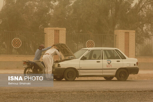 طوفان ۱۲۶ کیلومتر بر ساعت در زابل!