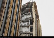 تصاویر | فریم به فریم با ریزش ساختمان ۱۰ طبقه متروپل در آبادان