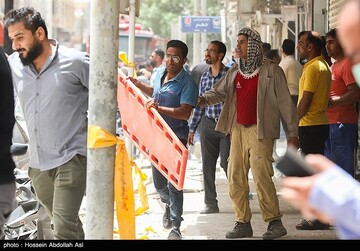 ریزش ساختمان ۱۰ طبقه متروپل در آبادان