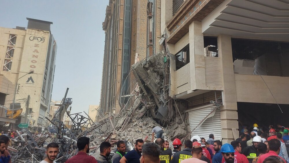 گزارش تصویری اختصاصی خبرآنلاین از عمق حادثه متروپل آبادان