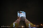 تصاویر | نورپردازی سه بعدی به مناسبت سالروز آزادسازی خرمشهر
