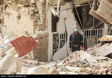 آواربرداری ساختمان مترو پل آبادان