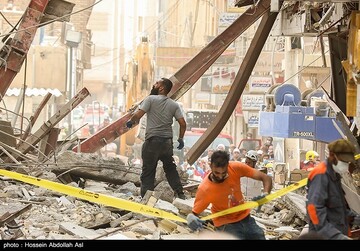 آواربرداری ساختمان مترو پل آبادان