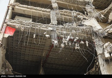 آواربرداری ساختمان مترو پل آبادان