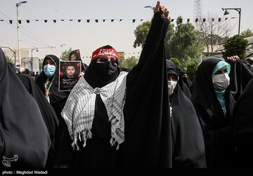 مراسم تشییع پیکر شهید حسن صیادخدایی - ۲