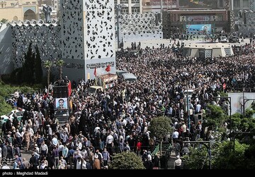 مراسم تشییع پیکر شهید حسن صیادخدایی - ۲