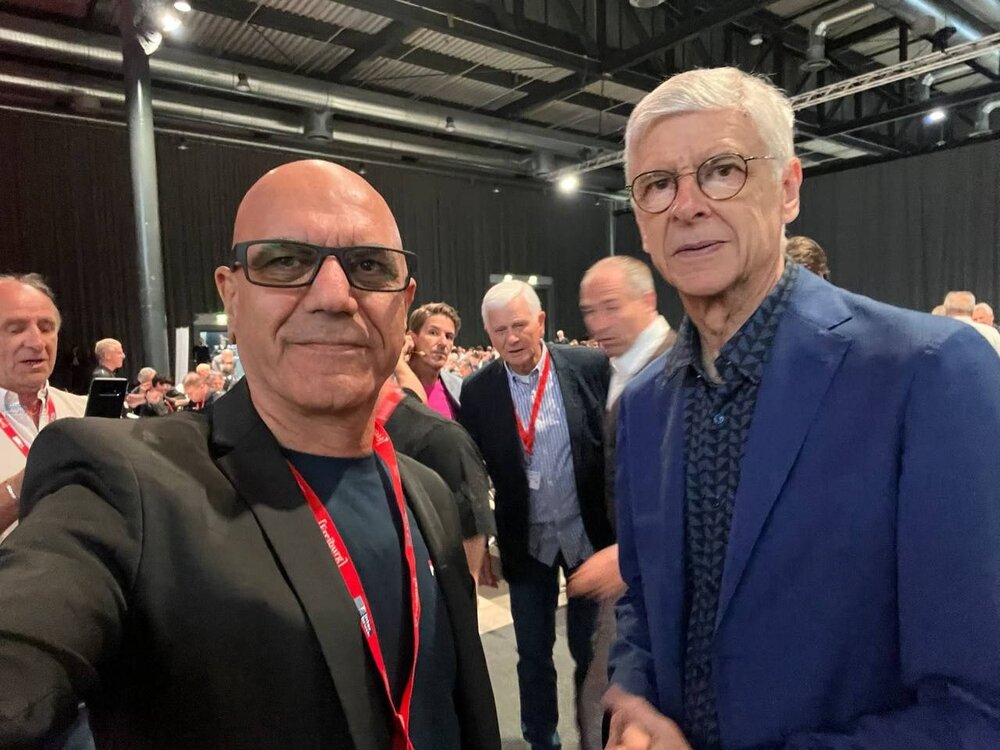 دیدار مربی سابق پرسپولیس با اسطوره باشگاه آرسنال/عکس