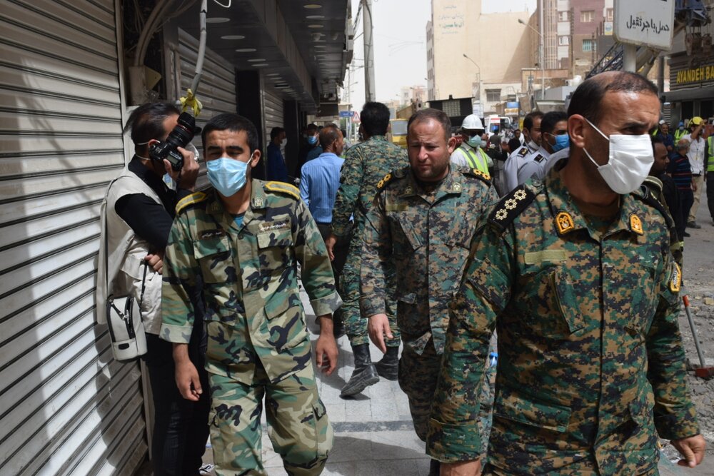 تصاویر | بازدید وزیر کشور از ساختمان متروپل آبادان