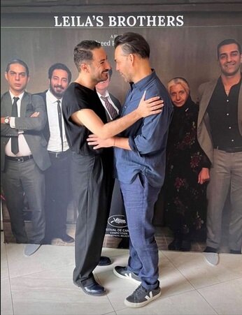 خوش و بِش نوید محمدزاده و پیمان معادی در جشنواره کن / عکس 2