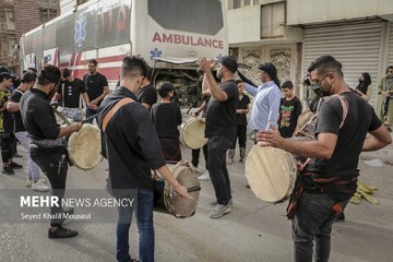 تصاویر | دمام‌زنی در اطراف «متروپل»