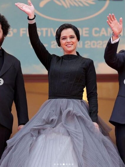 هفت عکس از ترانه علیدوستی روی فرش قرمز «برادران لیلا» در جشنواره کن 5