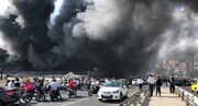 تصاویر | ‎آتش سوزی یک کارگاه ‎صنعتی در ‎تهرانپارس