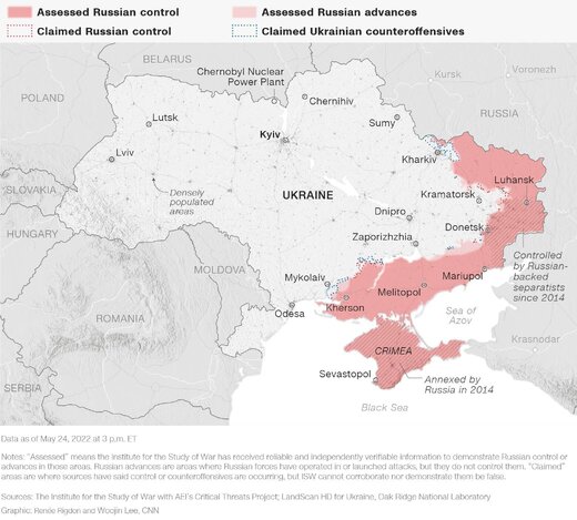 جدیدترین خبرها از نبرد شدید روسیه در شرق اوکراین