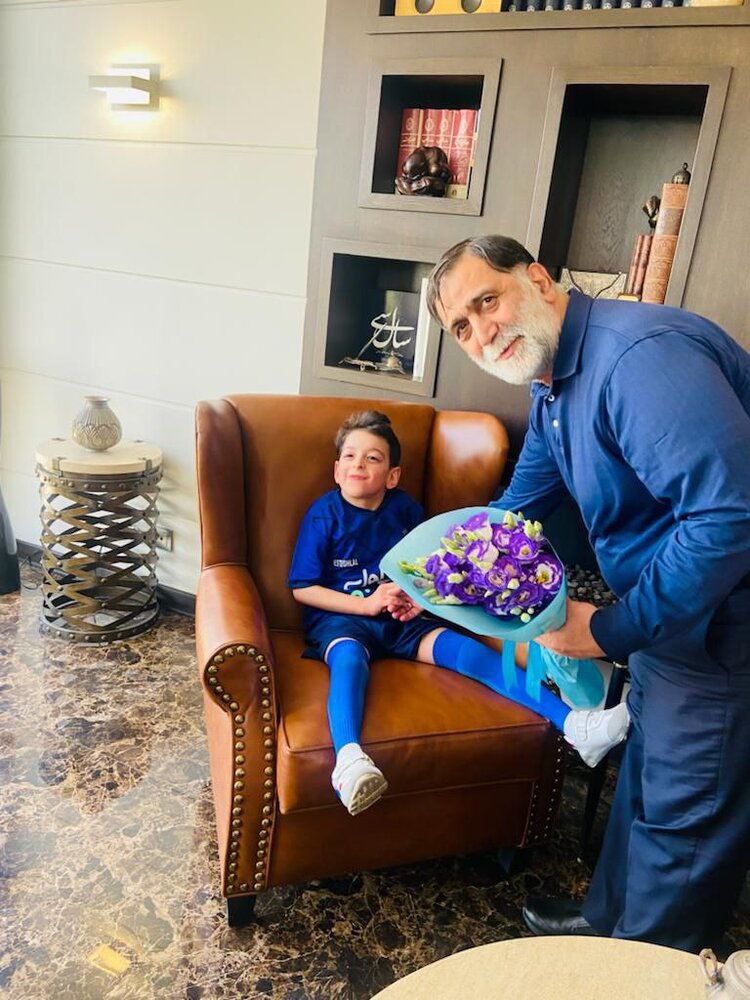 هوادار خردسال، مهمان ویژه تمرین استقلال/عکس