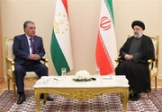 دیدار روسای جمهور ایران و تاجیکستان در سعدآباد