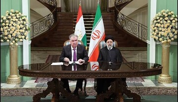 رئیسی در نشست خبری با امامعلی رحمان : تاجیکستان را برادر، هم‌زبان و خویشاوند ایران می دانیم