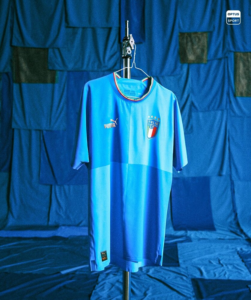 رونمایی از پیراهن اول جدید تیم ملی ایتالیا/عکس