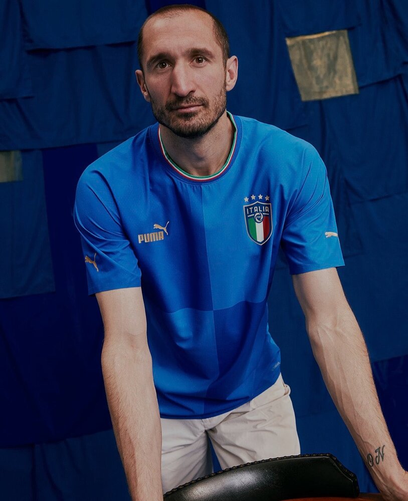 رونمایی از پیراهن اول جدید تیم ملی ایتالیا/عکس